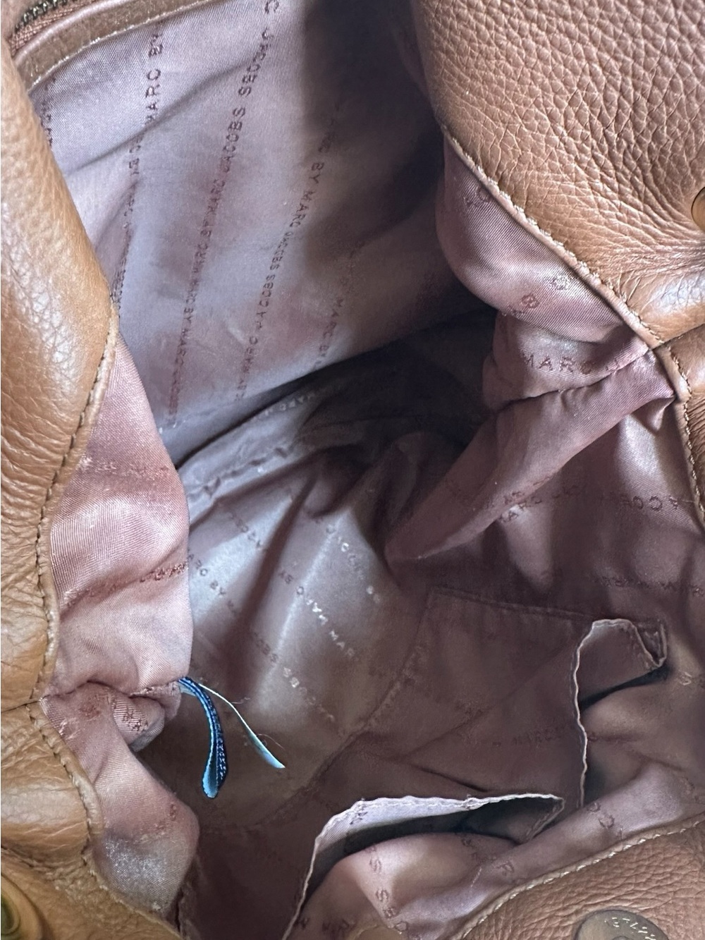 Marc by Marc Jacobs Classic Q Workwear Hobo Cognac Leather Crossbody - Picture 5 of 16